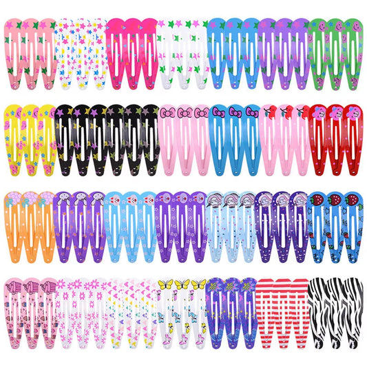 40pcs Lot Print Hair Clips