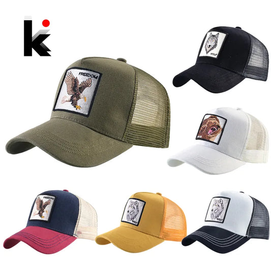 Animals Patch Caps