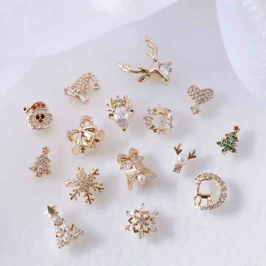 Christmas Nail Decorations Charms