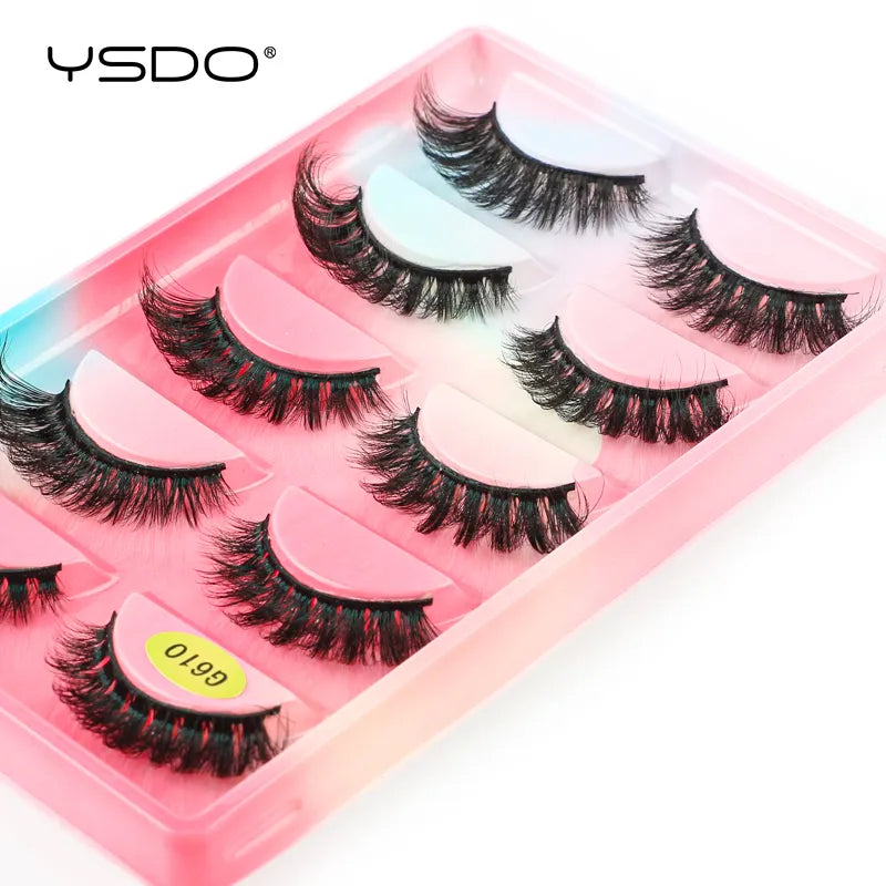 5 Pairs Natural Eyelashes