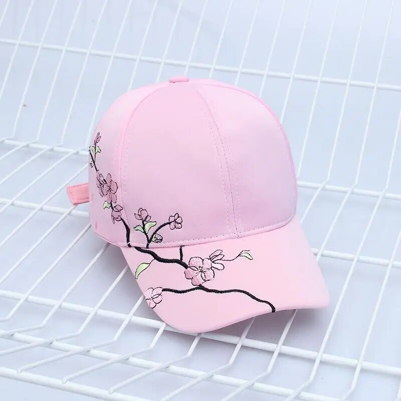 Cotton Floral Baseball Cap