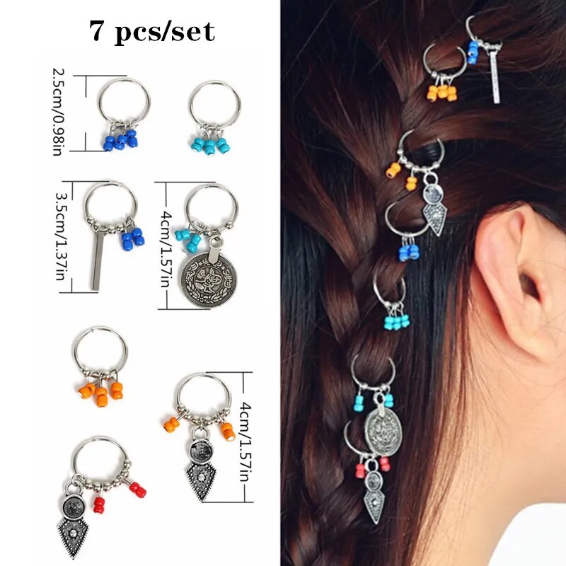 Hair Braid Dread Charms