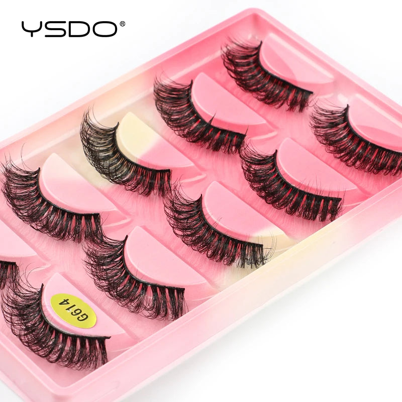 5 Pairs Natural Eyelashes