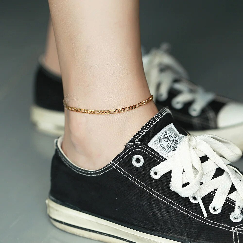 Minimalist Metal Anklets