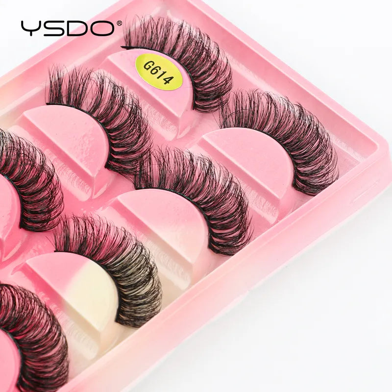 5 Pairs Natural Eyelashes