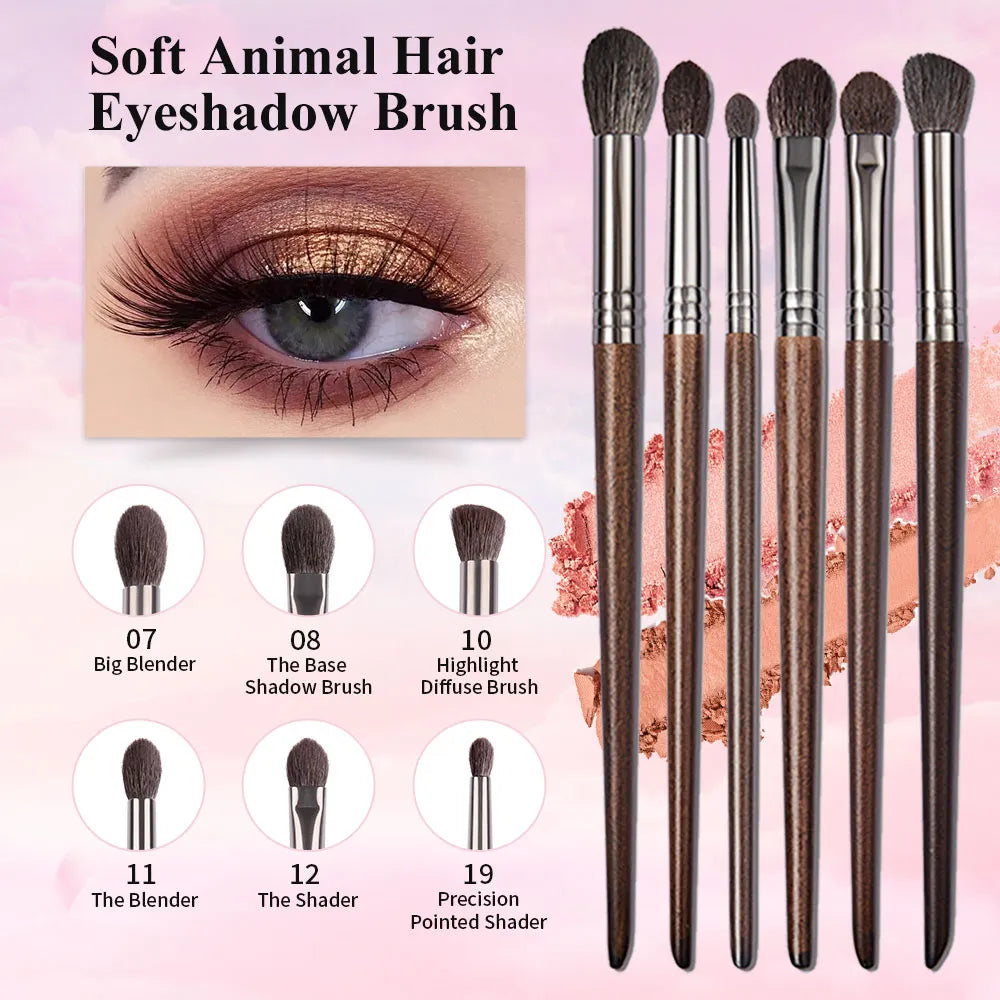 2/6 pcs Makeup Brushes Set